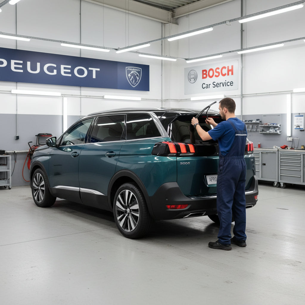Schimbare Ștergător Lunetă Bosch Rear H840 la Peugeot 5008 [T87] 2017+