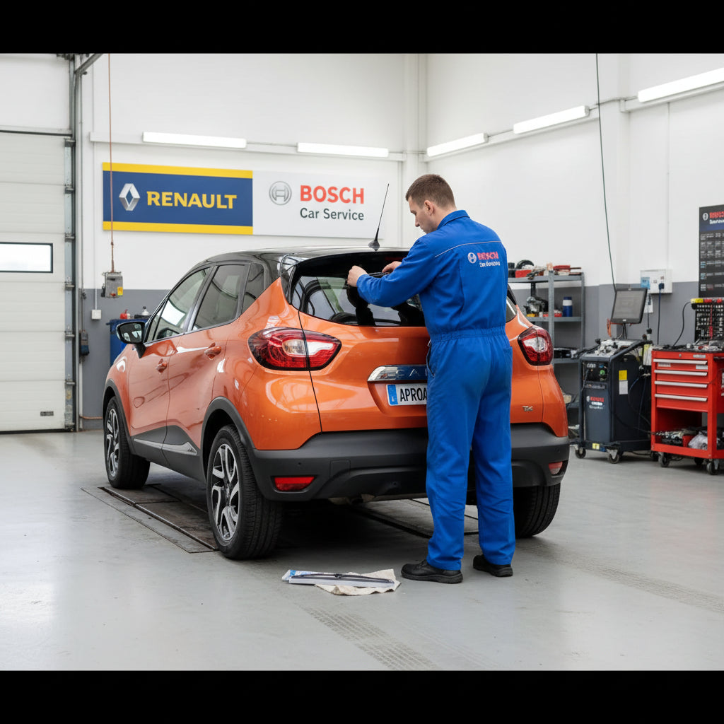 Schimbare Ștergător Lunetă Bosch Rear H840 la Renault Captur I [HH] 2013+
