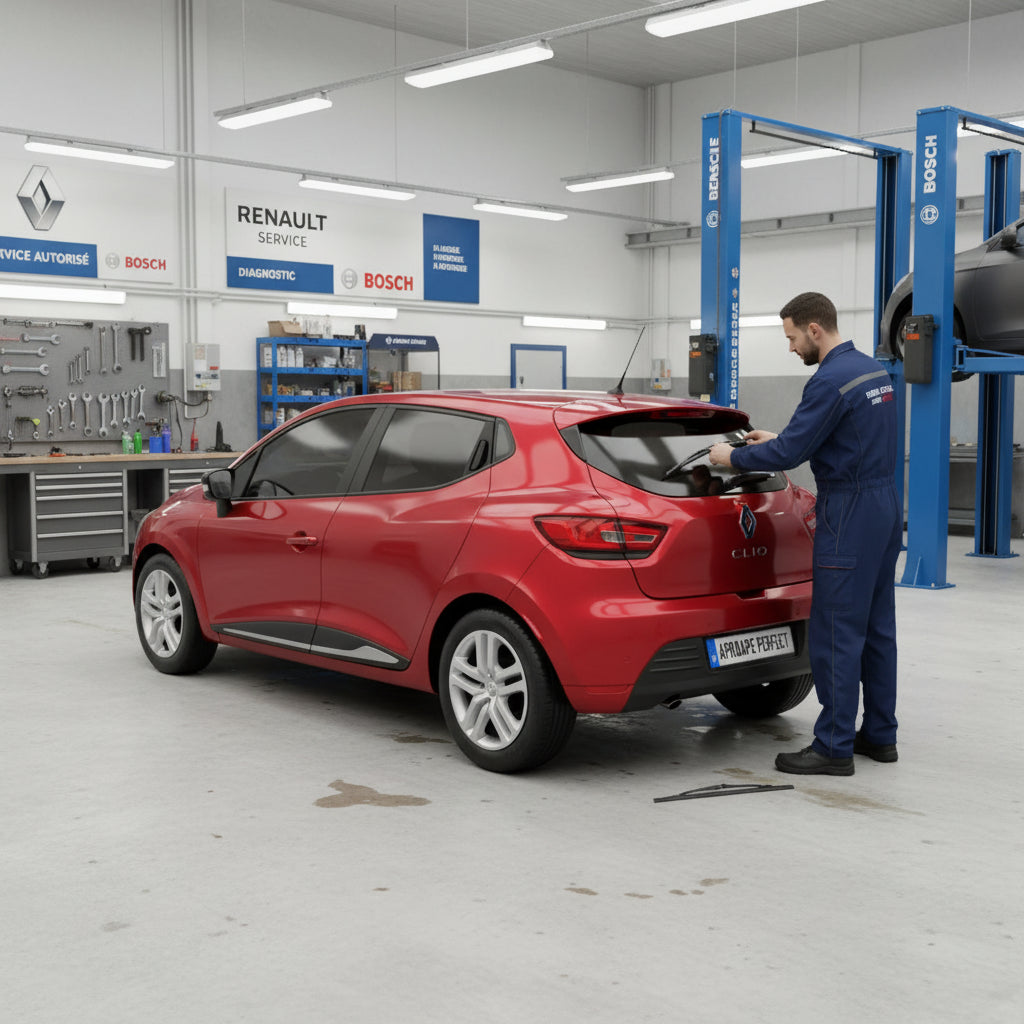 Schimbare Ștergător Lunetă Bosch Rear H840 la Renault Clio IV [BH] 2012+