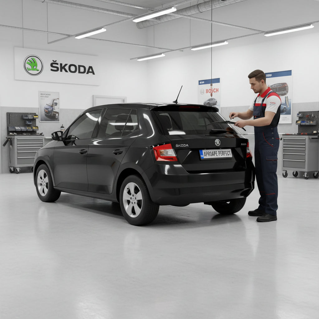 Schimbare Ștergător Lunetă Bosch Rear H840 la Skoda Fabia III [NJ] 2014+