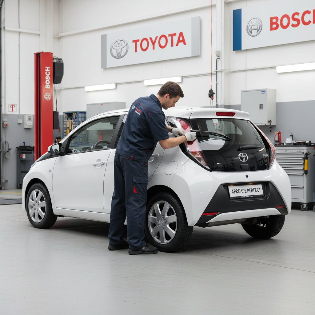 Schimbare Ștergător Lunetă Bosch Rear H840 la Toyota Aygo [AB40] 2014+