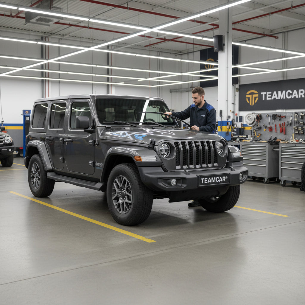 REMPLACEMENT DES ESSUIE-GLACES POUR JEEP WRANGLER JL 2017-PRÉSENT
