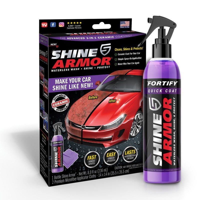 Shine Armor - Spray Ceramic 3 în 1 pentru Protecție și Lustruire