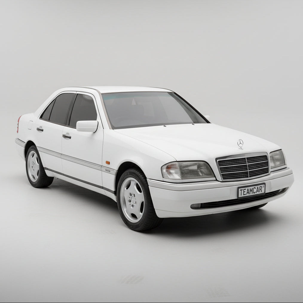 White Mercedes-Benz car 