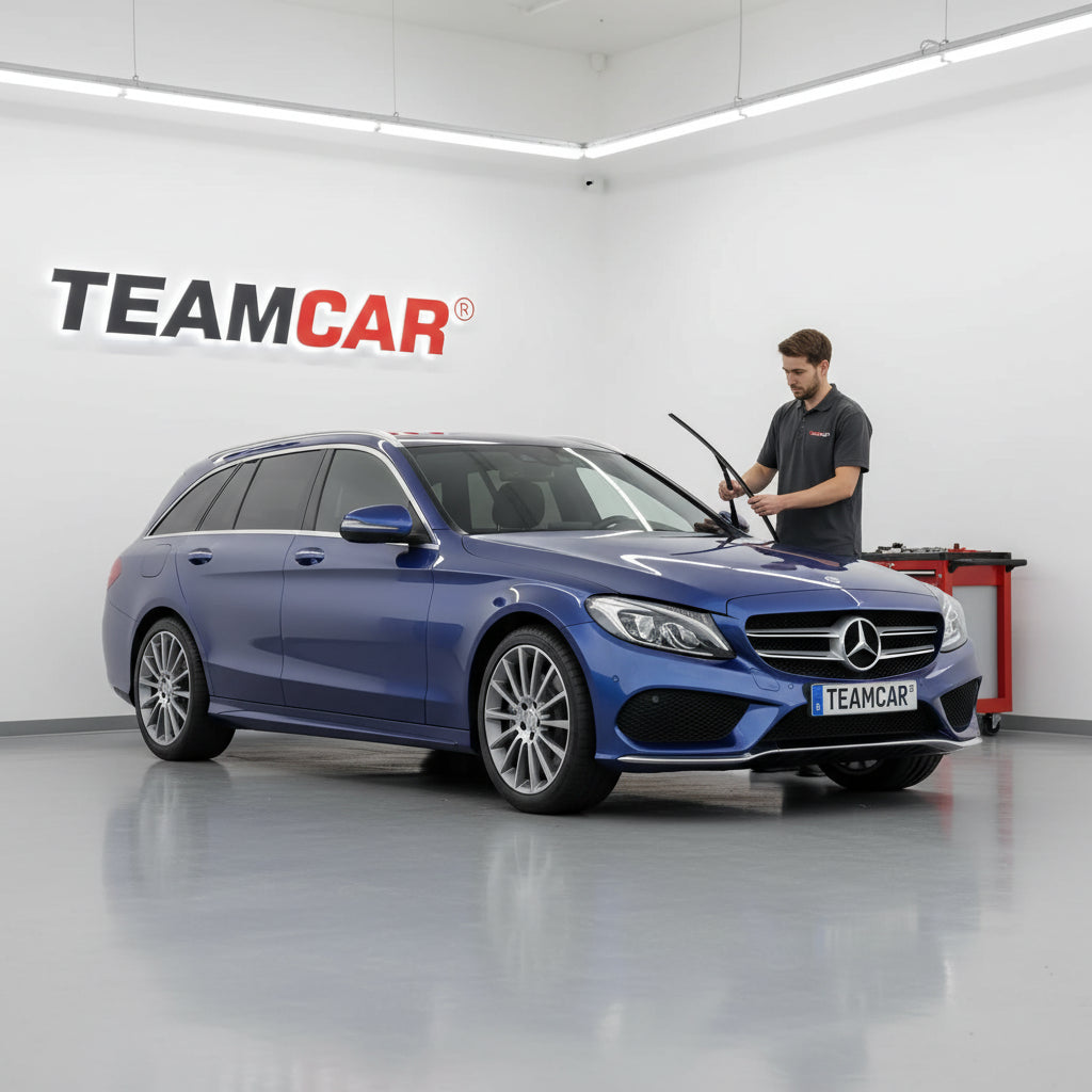 SCHIMBARE ȘTERGĂTOARE MERCEDES BENZ CLACA  T-MODEL S204 2013-2014