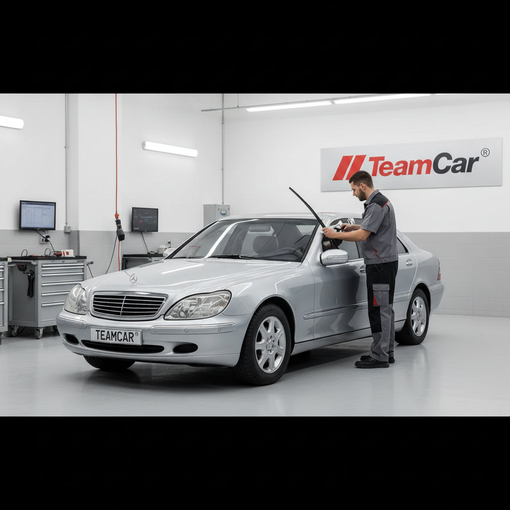 SCHIMBARE ȘTERGĂTOARE MERCEDES BENZ CLASA S W220 1998-2000