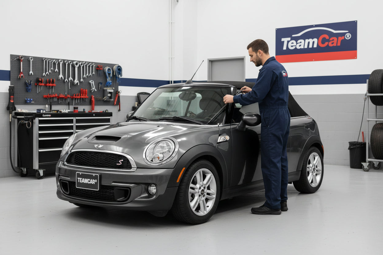 SCHIMBARE ȘTERGĂTOARE MINI COOPER R57 FACELIFT 2012-2015