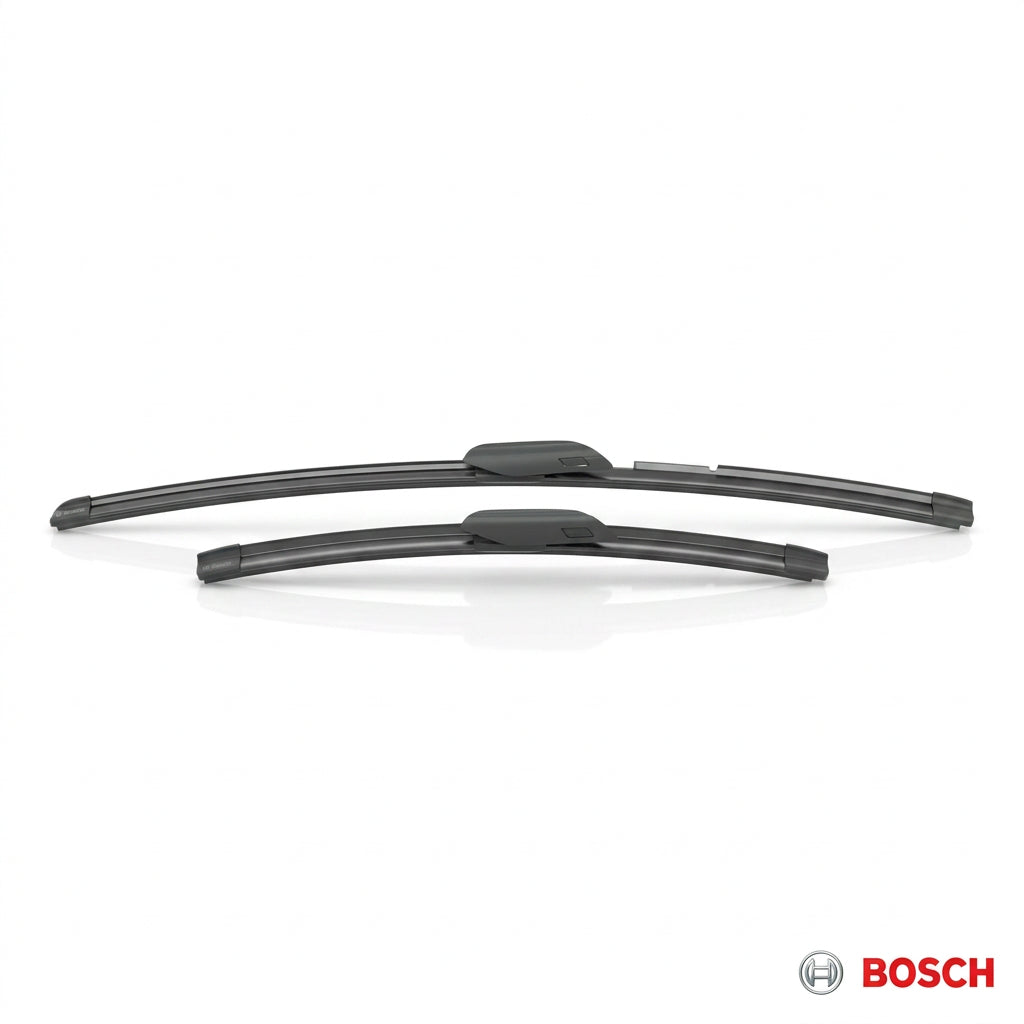 Set Bosch Aerotwin A818S, vedere laterală a celor două lamele