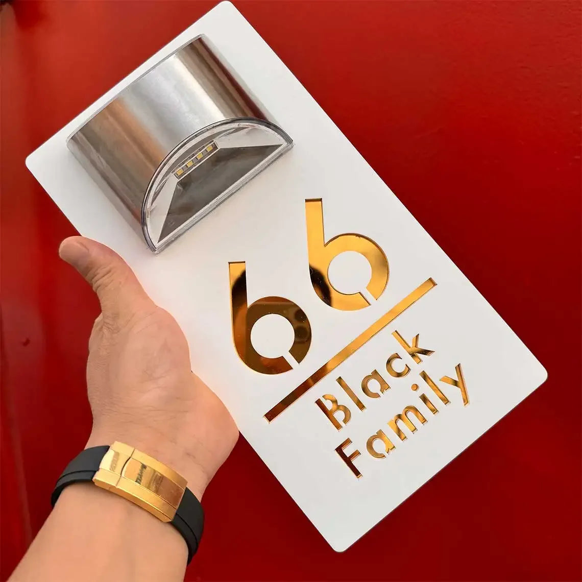 numar casa cu lumina