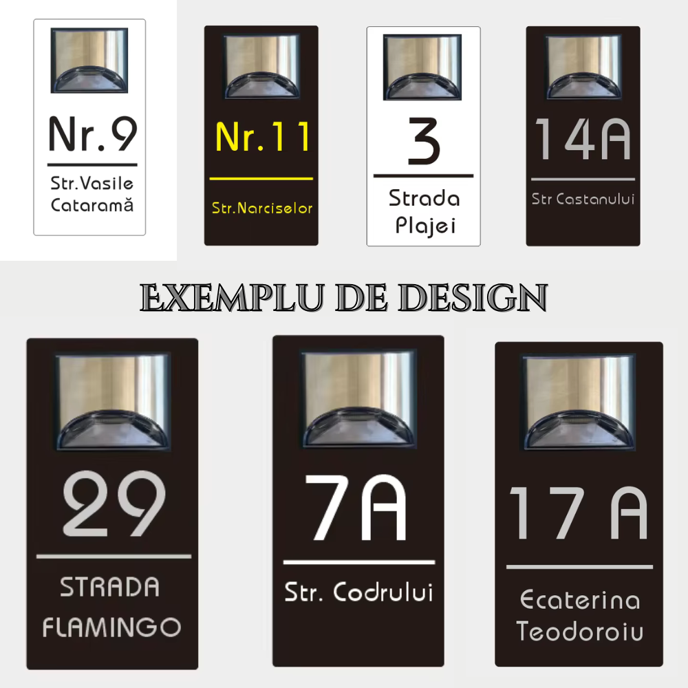 numar casa personalizat