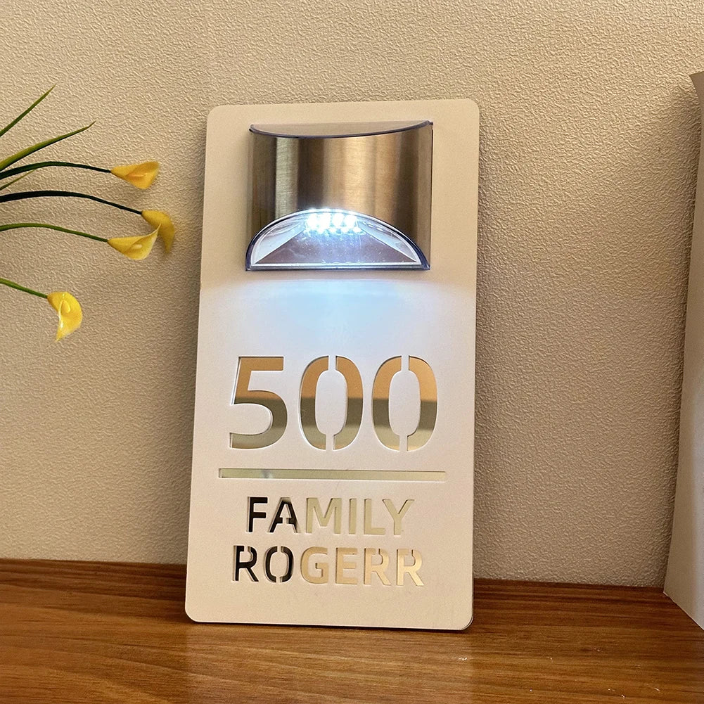 numar casa personalizat