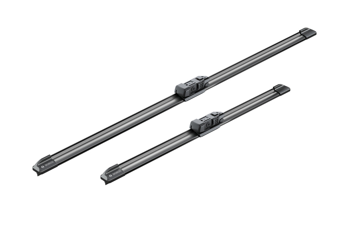 Set de doua lamele Bosch Aerotwin A295S cu adaptoare premontate, vedere oblica