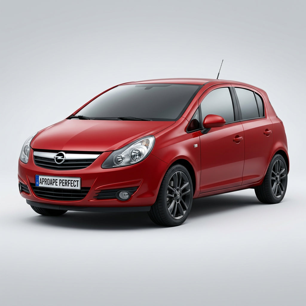 Opel Corsa D 2006–2014 roșu