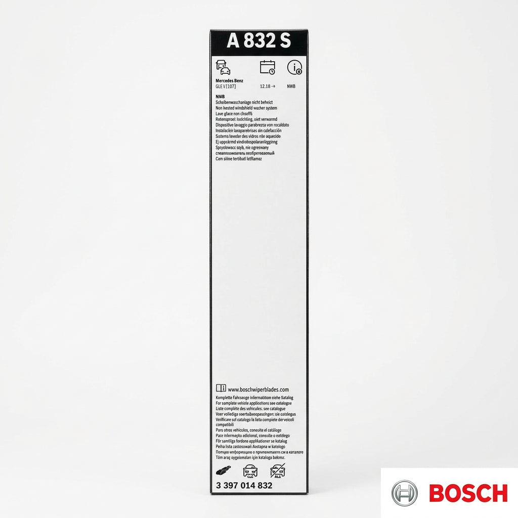Bosch A832S - eticheta spate