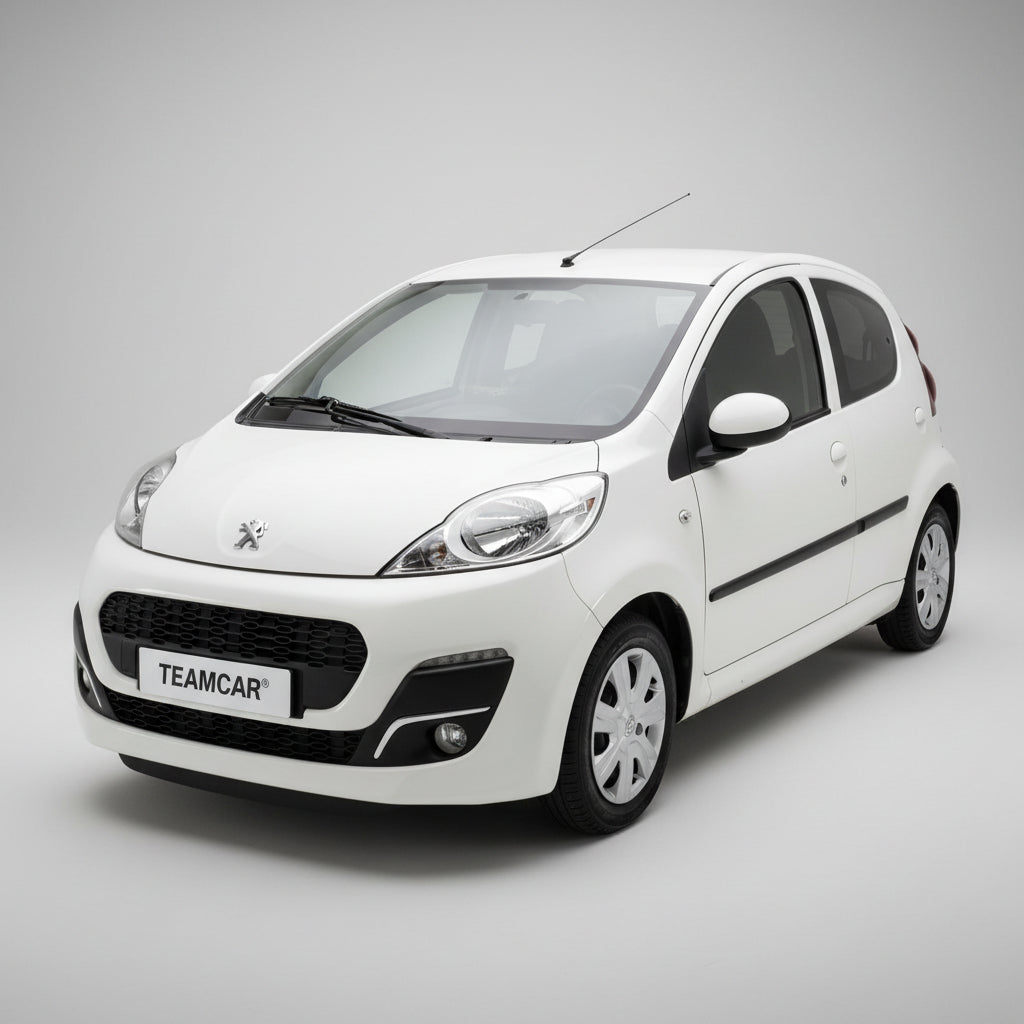 Peugeot 107 5 uși 2012 Alb
