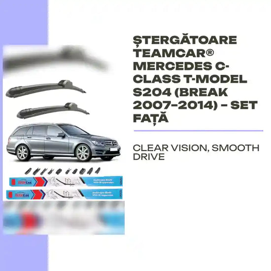 Ștergătoare TeamCar&reg; Mercedes C-Class T-Model S204 (break 2007&ndash;2014) &ndash; Set față by@Outfy