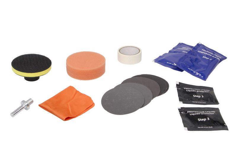 Kit recondiționare faruri SEALEY HRK01 – conținut set varianta 2