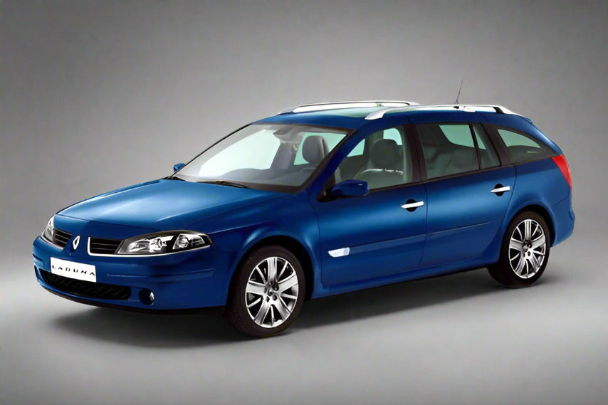 Blue car on a gray background