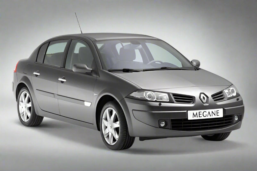 Renault Megane car on a gray background