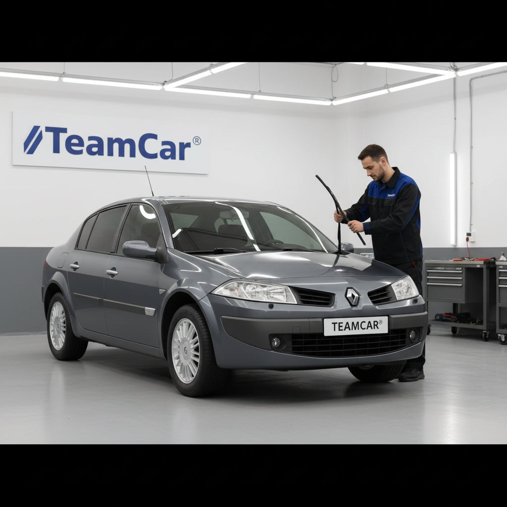 SCHIMBARE ȘTERGĂTOARE RENAULT II FAZA 2 SEDAN 2006-2009