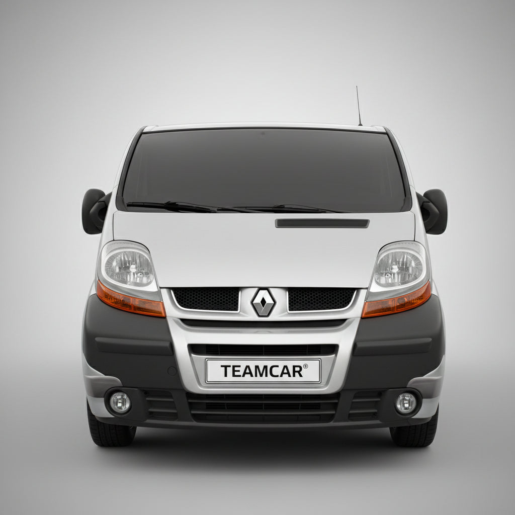 Renault Trafic 2 argintiu, vedere din față