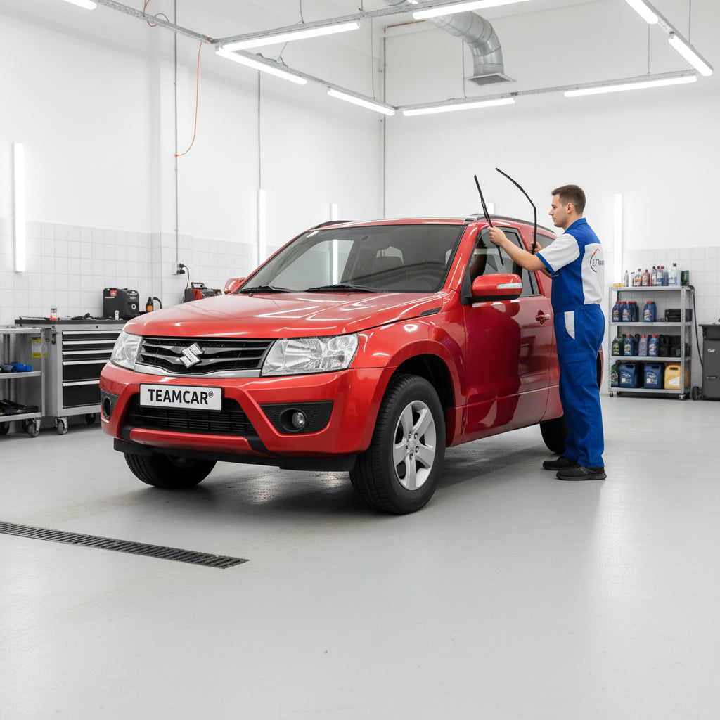 Schimbare ștergătoare la Suzuki Grand Vitara a II-a generație (cod șasiu JT, versiunea cu 3 uși)