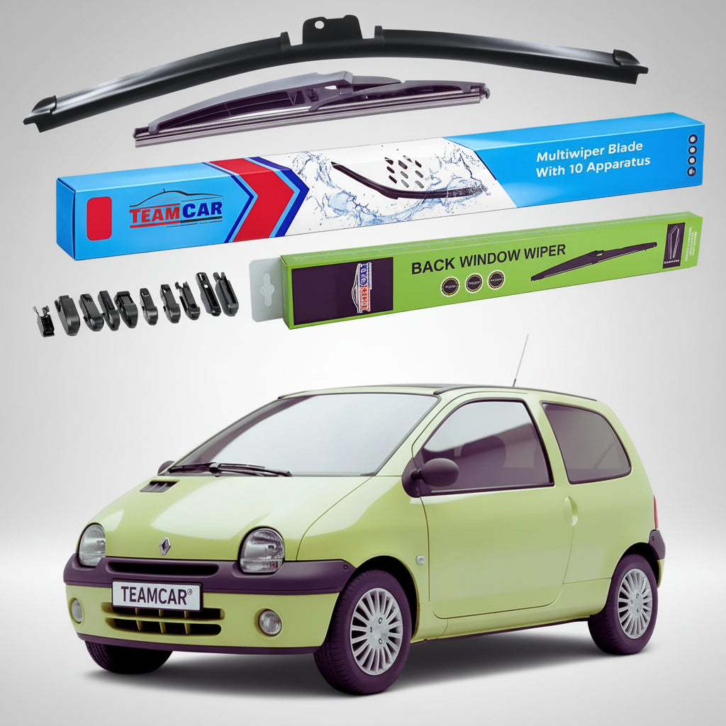 Ștergător Renault Twingo I Hatchback 1993-2007 | Față și Spate Flat Premium – TeamCar®