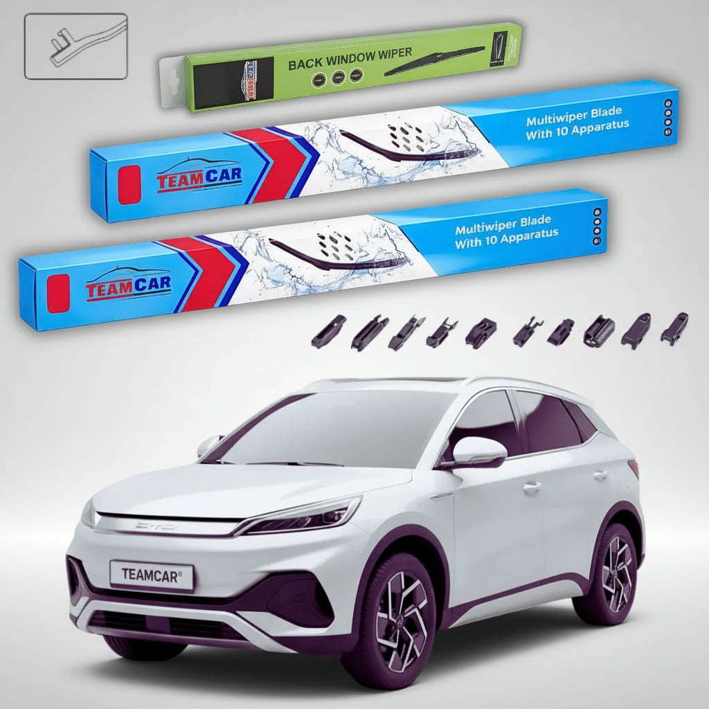 Ștergătoare BYD ATTO 3 2022-2026 | Set Față și Spate Flat – TeamCar®