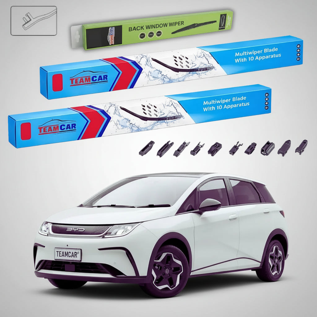 Ștergătoare BYD Dolphin 2023-2025 | Set Față și Spate Flat – TeamCar®