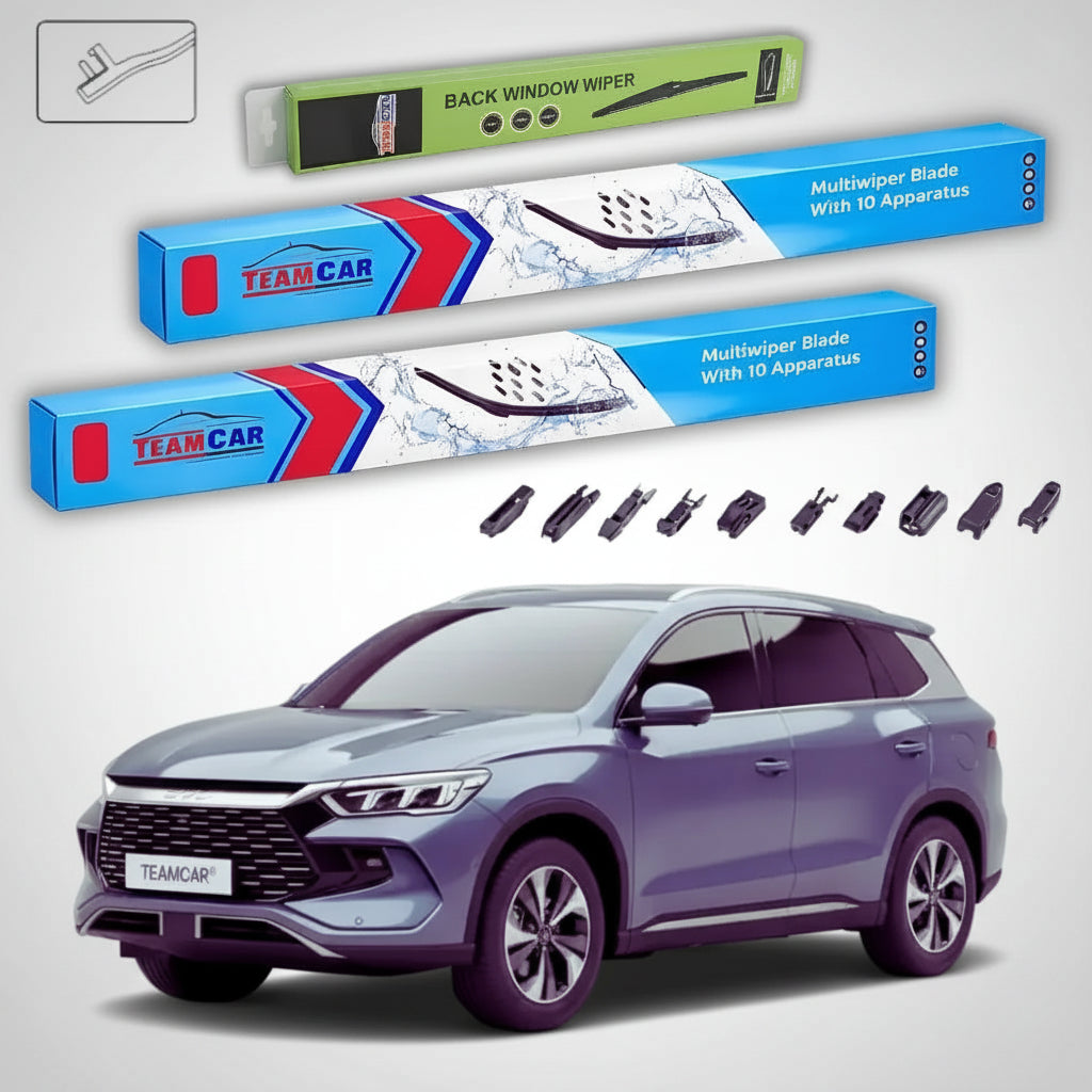 Ștergătoare BYD Sealion 5 DM-i 2025-2026 | Set Față și Spate Flat – TeamCar®