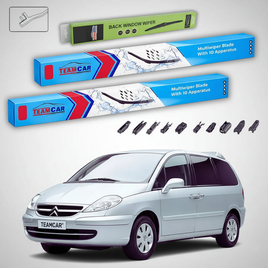 Ștergătoare Citroën C8 EA/EB Monovolum 2005-2010 | Set Față+Spate Flat Premium – TeamCar®