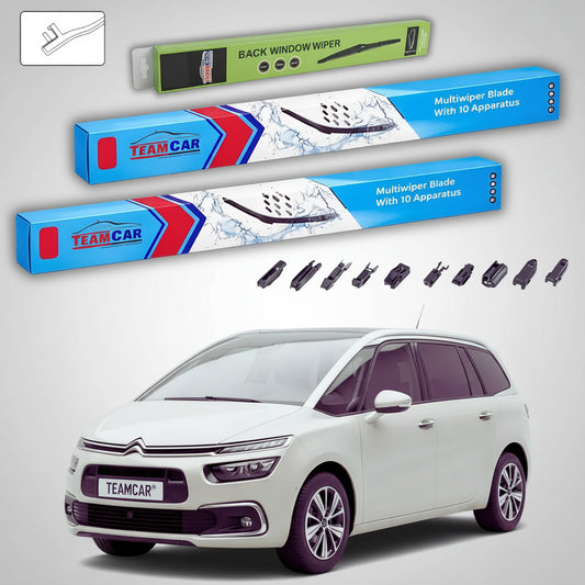 Ștergătoare Citroën Grand C4 Spacetourer 04.2018-prezent | Set Față și Spate Flat Premium – TeamCar®