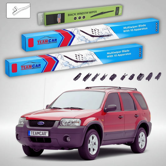 Ștergătoare Ford Maverick Gen II SUV 2000-2007 | Set Față și Spate Flat Premium – TeamCar®