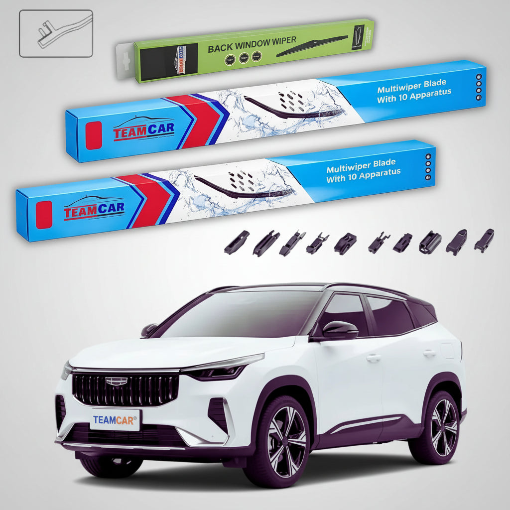 Ștergătoare Geely Cityray 2025-2026 | Set Față și Spate Flat – TeamCar®