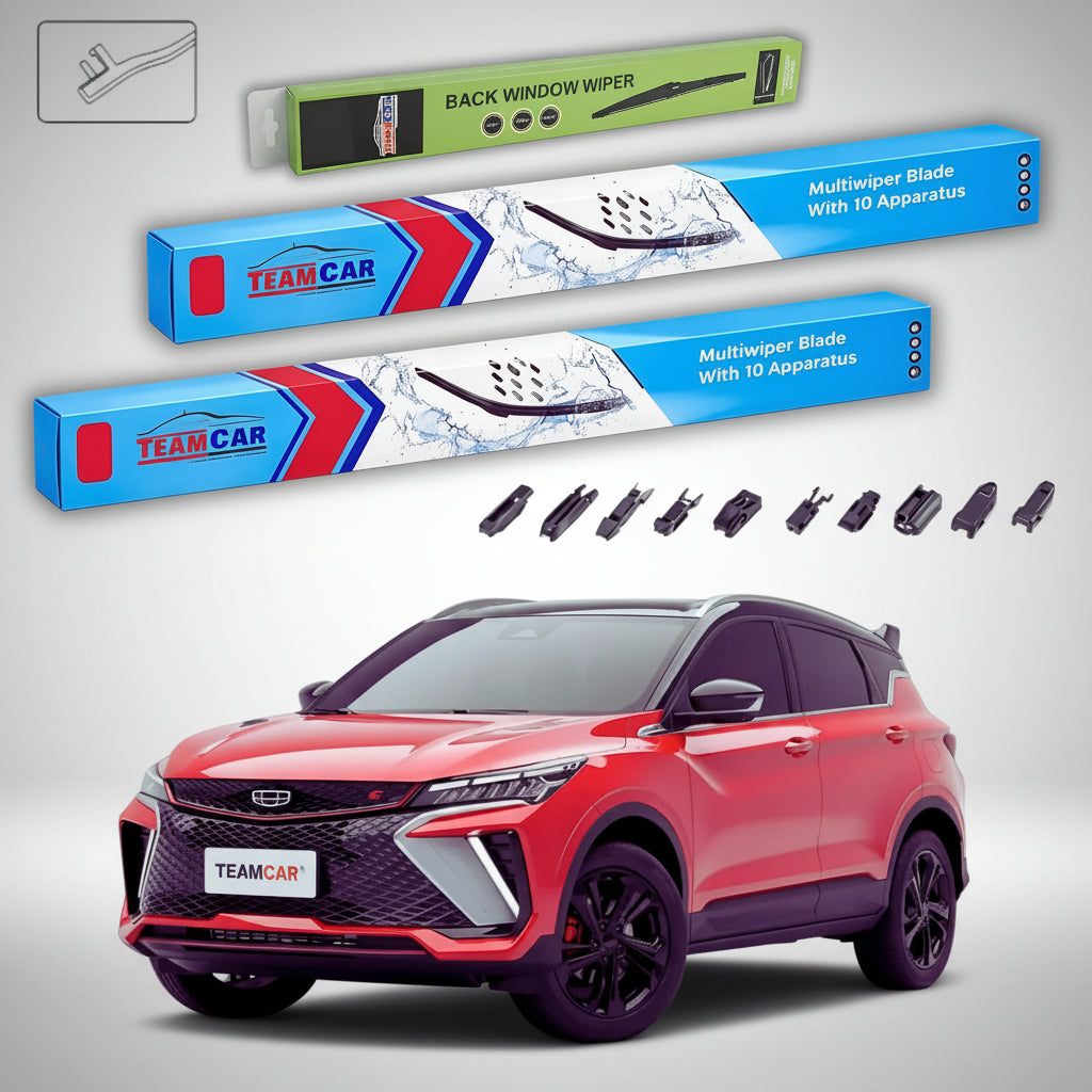 Ștergătoare Geely Coolray 2024 | Set Față și Spate Flat – TeamCar®