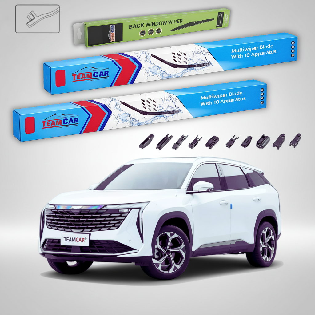 Ștergătoare Geely Starray 2022-2026 | Set Față și Spate Flat – TeamCar®