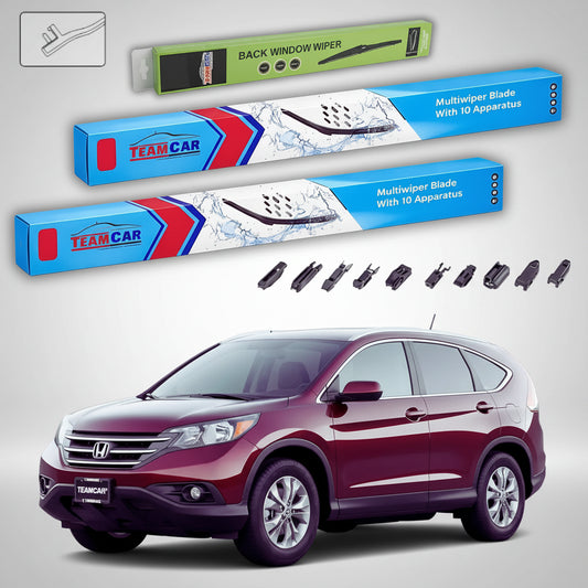 Ștergătoare Honda CR-V Gen IV (RE/RM) SUV 2012-prezent | Set Față și Spate Flat Premium – TeamCar®