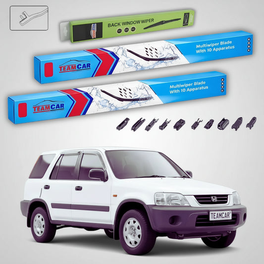 Ștergătoare Honda CR-V II Facelift RD8/RD9 SUV 2005-2006 | Set Față și Spate Flat Premium – TeamCar®