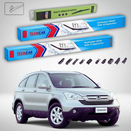 Ștergătoare Honda CR-V III RE SUV 2007-2012 | Set Față și Spate Flat Premium – TeamCar®