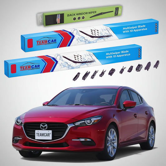 Ștergătoare Mazda 3 BM 2013-2016 | Set Față și Spate Flat Premium – TeamCar®
