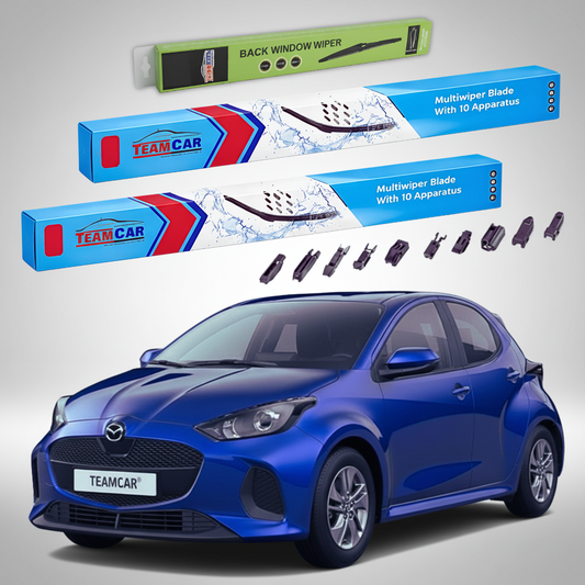 Stergatoare Mazda 2 Hybrid XP210 Facelift 2024-2026 | Set Fata si Spate Flat Premium - TeamCar