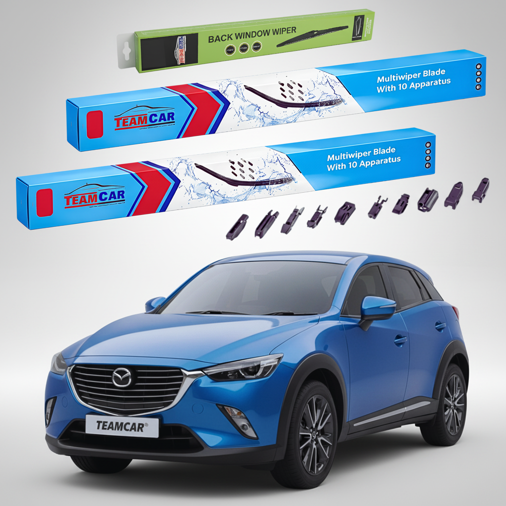 Stergatoare Mazda CX-3 DK 2015-2018 | Set Fata si Spate Flat Premium - TeamCar