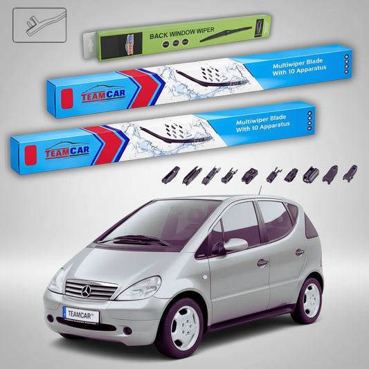 Ștergătoare Mercedes-Benz Clasa A W168 1997-2004 | Set Față și Spate Flat – TeamCar®