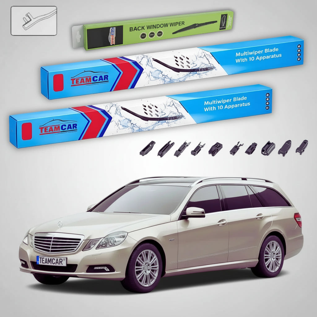 Ștergătoare Mercedes-Benz Clasa E T-Model S212 2009-2014 | Set Față și Spate Flat – TeamCar®