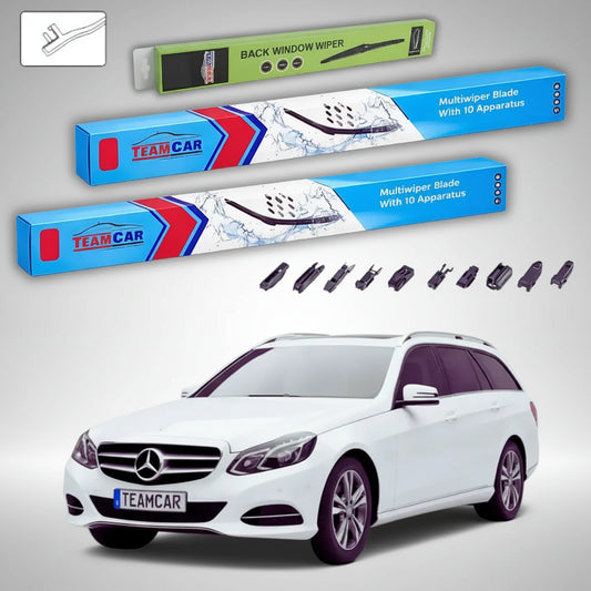 Ștergătoare Mercedes-Benz Clasa E T-Model S212 Facelift 2014-2016 | Set Față și Spate Flat – TeamCar®