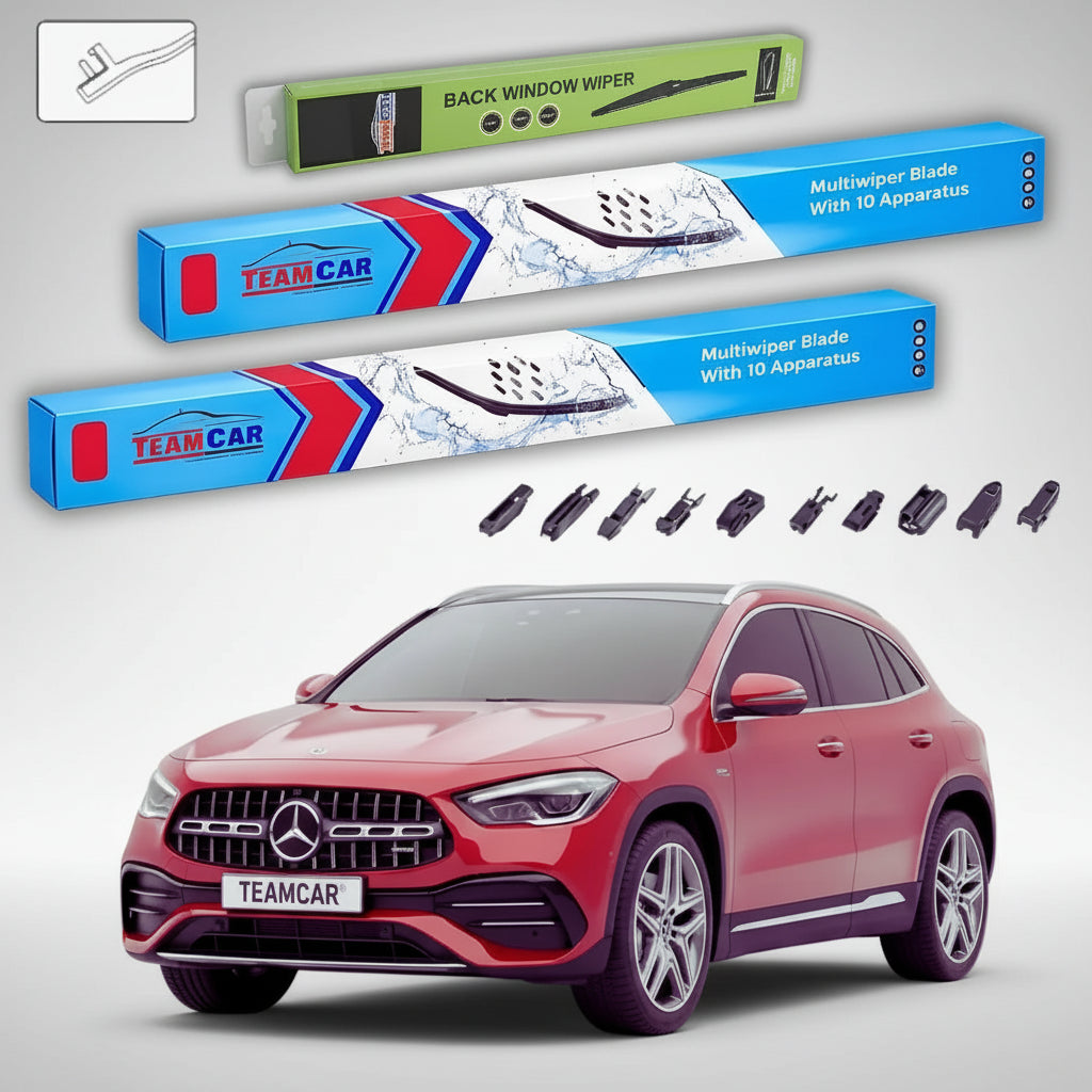 Ștergătoare Mercedes-Benz Clasa GLA H247 2020-prezent | Set Față și Spate Flat – TeamCar®