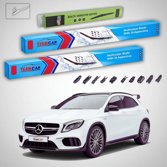 Ștergătoare Mercedes-Benz Clasa GLA X156 2015-2019 | Set Față și Spate Flat – TeamCar®