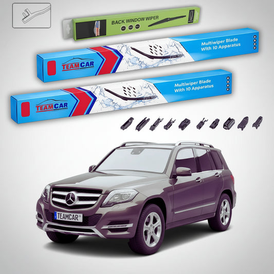 Ștergătoare Mercedes-Benz Clasa GLK X204 2008-2014 | Set Față și Spate Flat – TeamCar®
