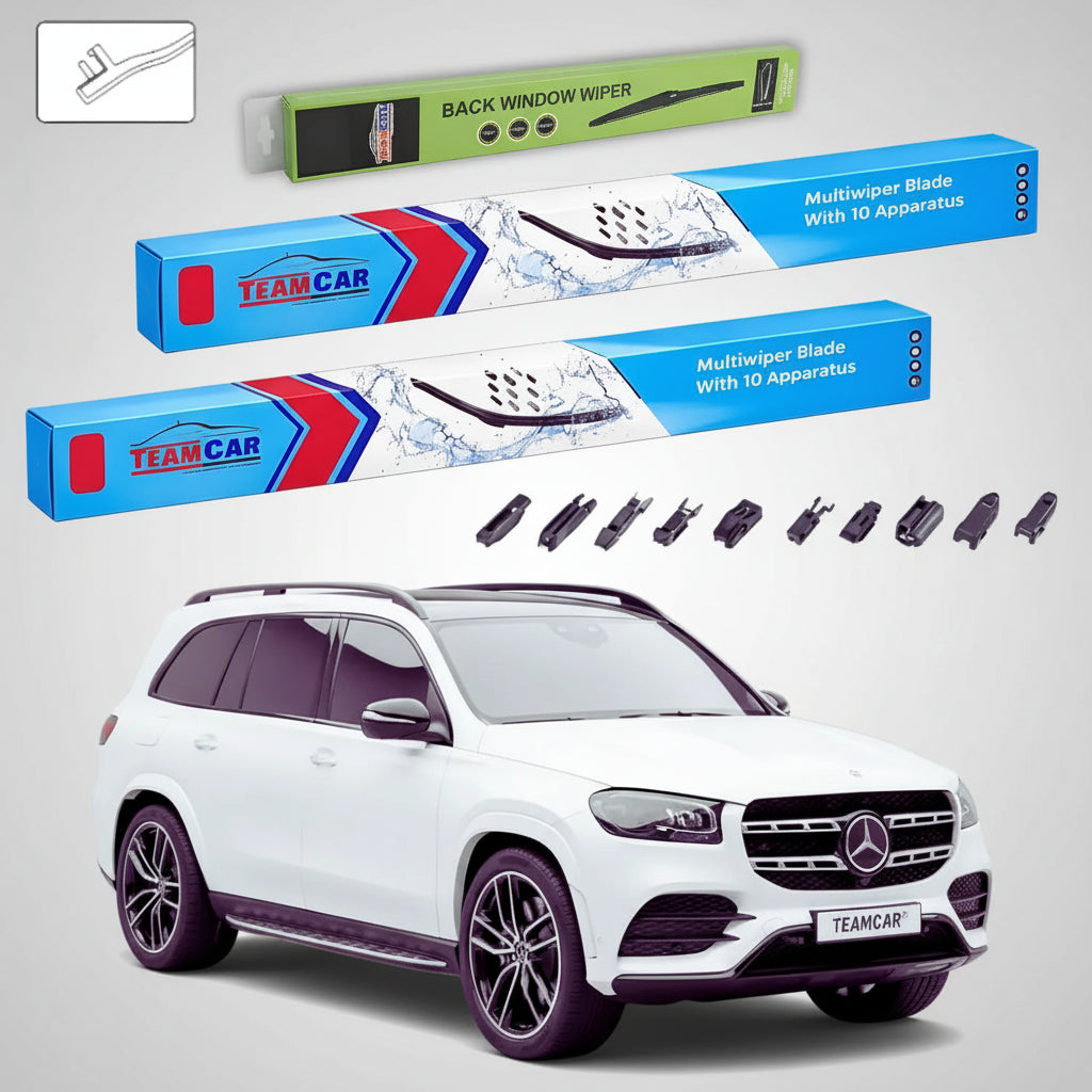 Ștergătoare Mercedes-Benz Clasa GLS X167 2019-prezent | Set Față și Spate Flat – TeamCar®
