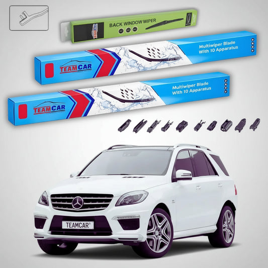 Ștergătoare Mercedes-Benz Clasa M W166 2011 | Set Față și Spate Flat – TeamCar®